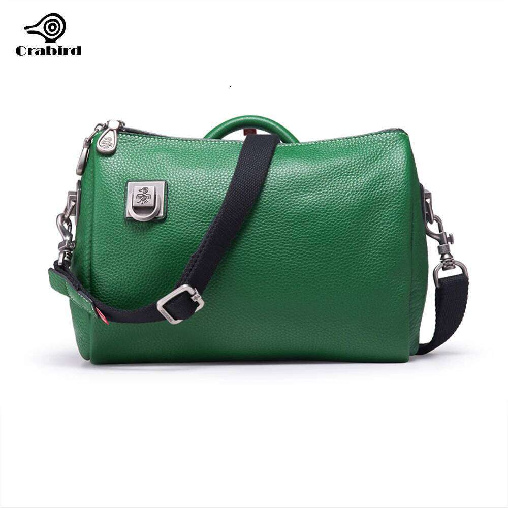 Orabird Women's Bucket Bag Crossbody Shopper Purse Soft Genuine Leather Casual Large Capacity Shoulder Handbag for Ladies