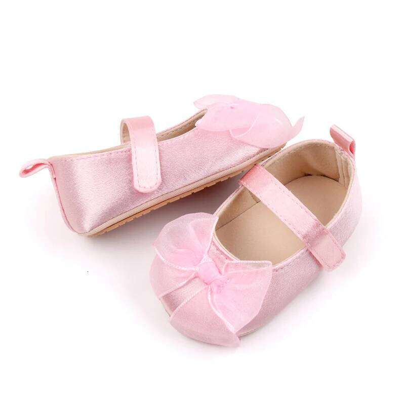 Girl Walking Baby Bowknot Non-slip Soft Bottom Princess Shoes