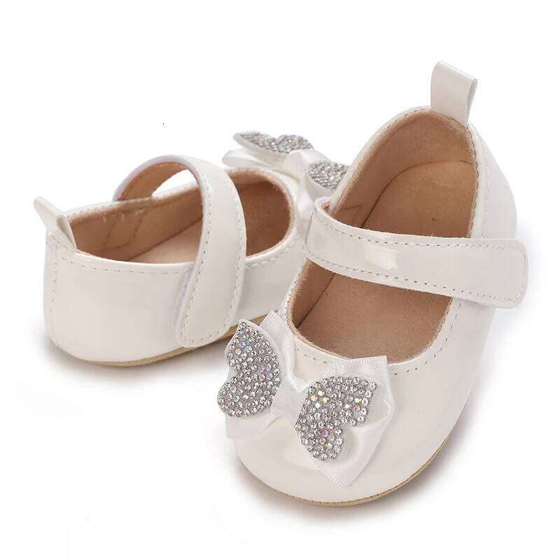 "Baby's First Walkers Soft Leather Crib Shoes for Newborn Toddler Girls Non-Slip Sole | Breathable & Comfortable"