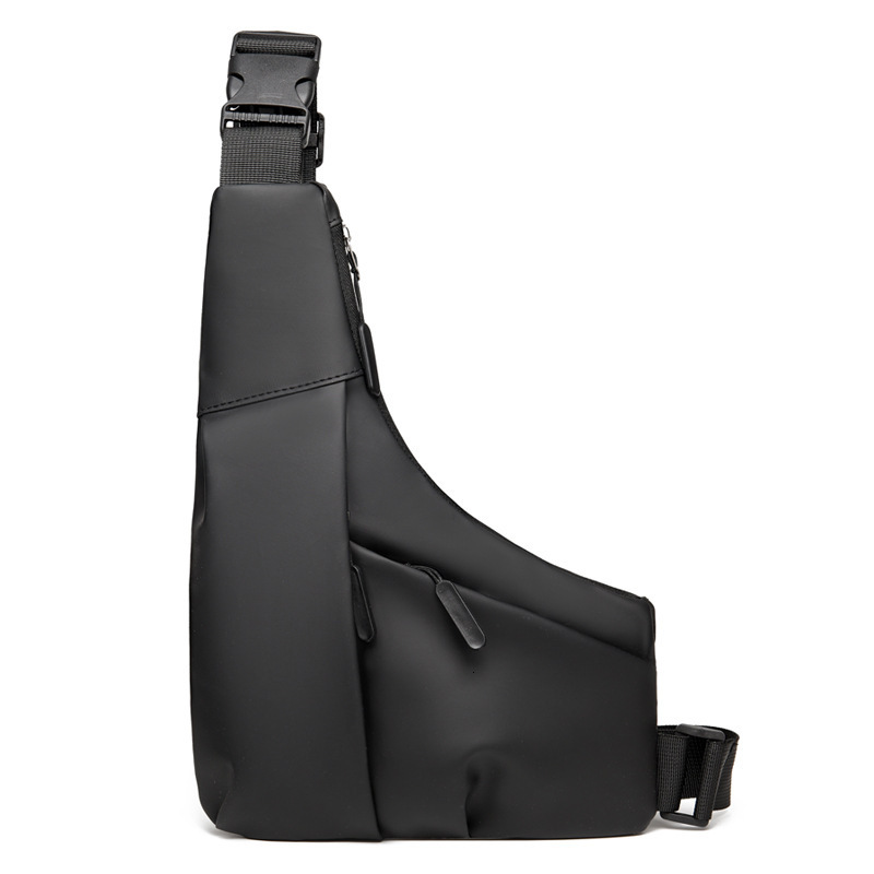 Amazon New Anti Theft Slim Luxury Bag Fit Gun Bag Triangle Bag Casual Leather Film Men S Bag Left Right Free Shipping Crossbody Designer Bag Casual Ch