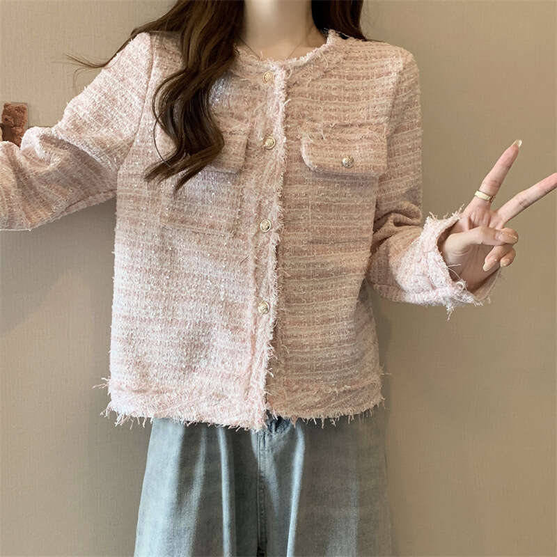 DHEssentials Chanel Style French Short Coat Women, Designed for Autumn, New Elegant Socialite High-end Temperament Top