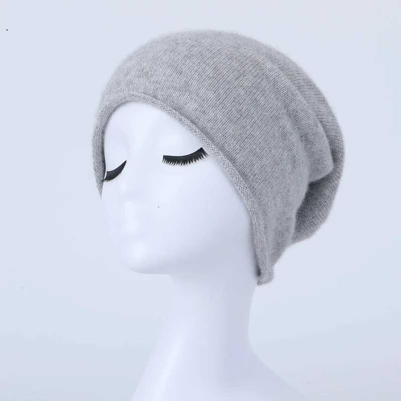 n Wool Winter Knit Slouchy Beanie Hat Cashmere Sklies Hats For Wen s Men G250910