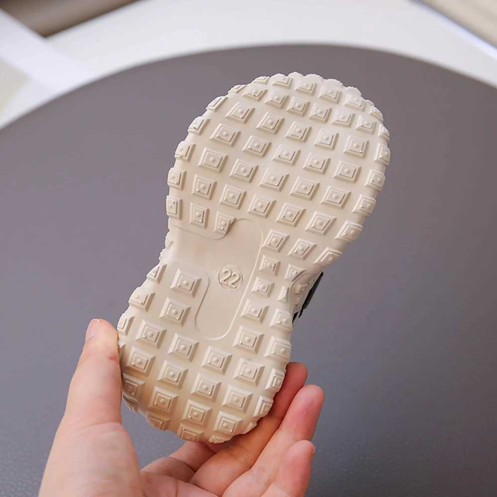 Autumn Sport Shoes For Children PU Leather Trend Fashion Kids Sneakers Ergonomics Breathable Boys Girls Running Shoes Y250912