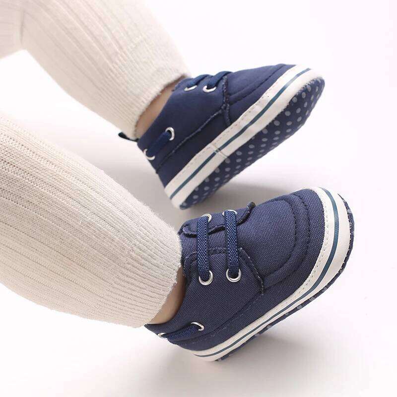 "Baby Canvas Shoes 0-18M - Spring/Autumn First Walkers Soft & Comfortable | Casual Sports Sneakers"