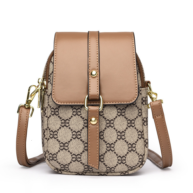 Phone Bag For Designer Bag Women Luxury Bag New Small Bag High End Fashion Printed Crossbody Bag Large Capacity Free Shipping Multi Compartment Women 