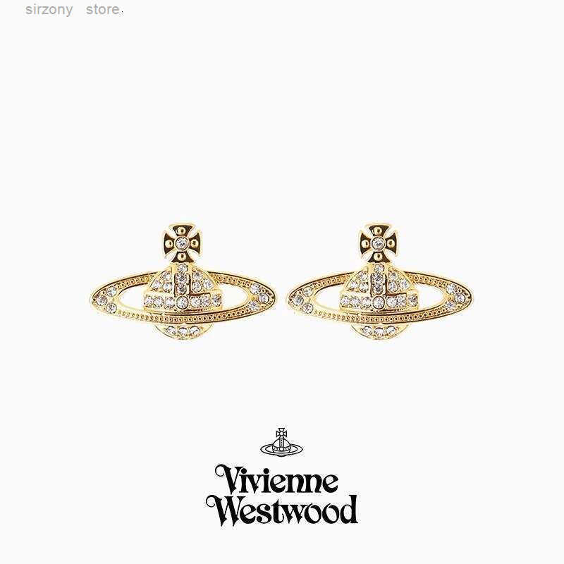 Viviane Necklace Trend er High Version Same Full Diamond Vivianne West Wood Jewelry Celebrity Minimalist Earrings Female Viviane Bracelet 9F5 Z250911