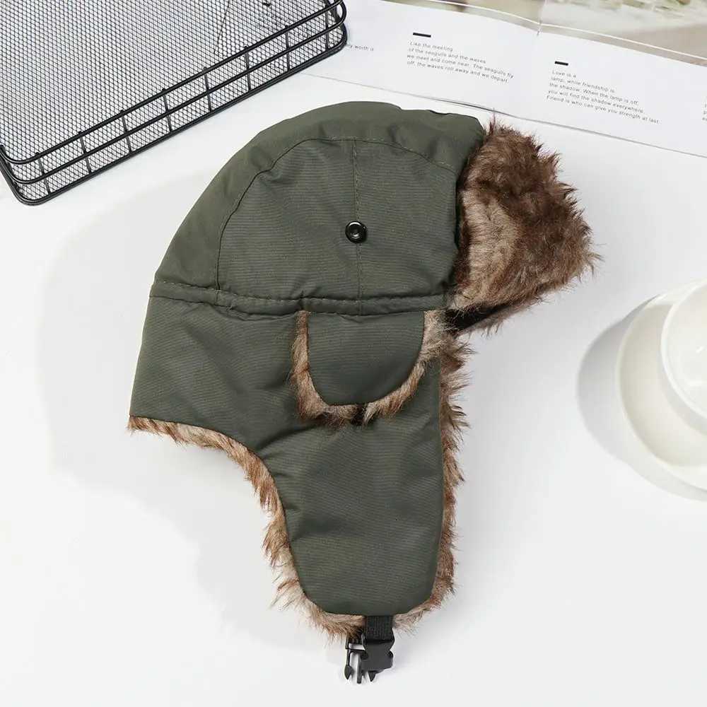 Men Wen Fur Earflap Winter Russian Ushanka Winter Hats Ski Hat Winter Warm Hat G250910