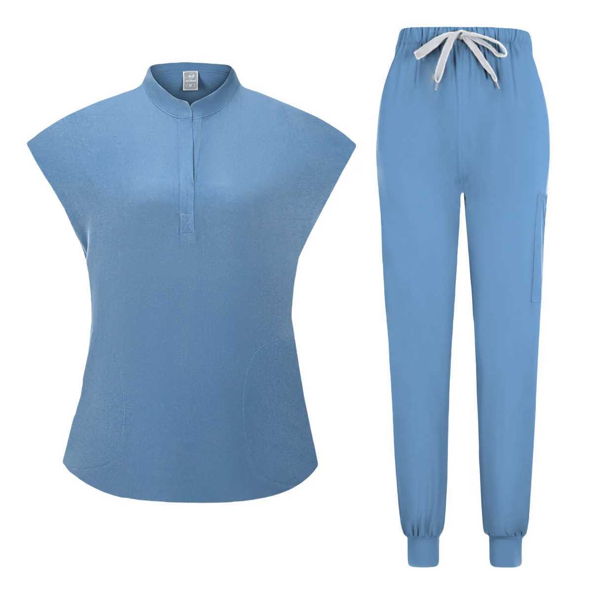 New Medical Lab Coat Surgical Uniform Hospital Dentist Clinic Sn Pharmacy Pet Suit Scrubs Lab Coat Nurse Uniform Spa UniformXJ250827