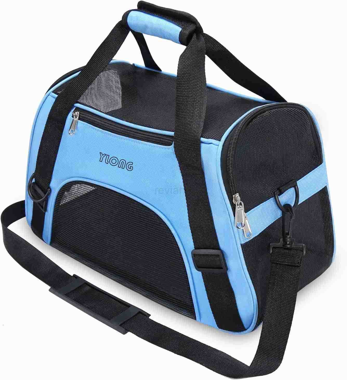 Cat Carrier Airline Approved Pet CarrierSoftSided Pet Travel Carrier for Cats Dogs Puppy Comfort Portable Foldable Pet BagAirline ApprovedW250912