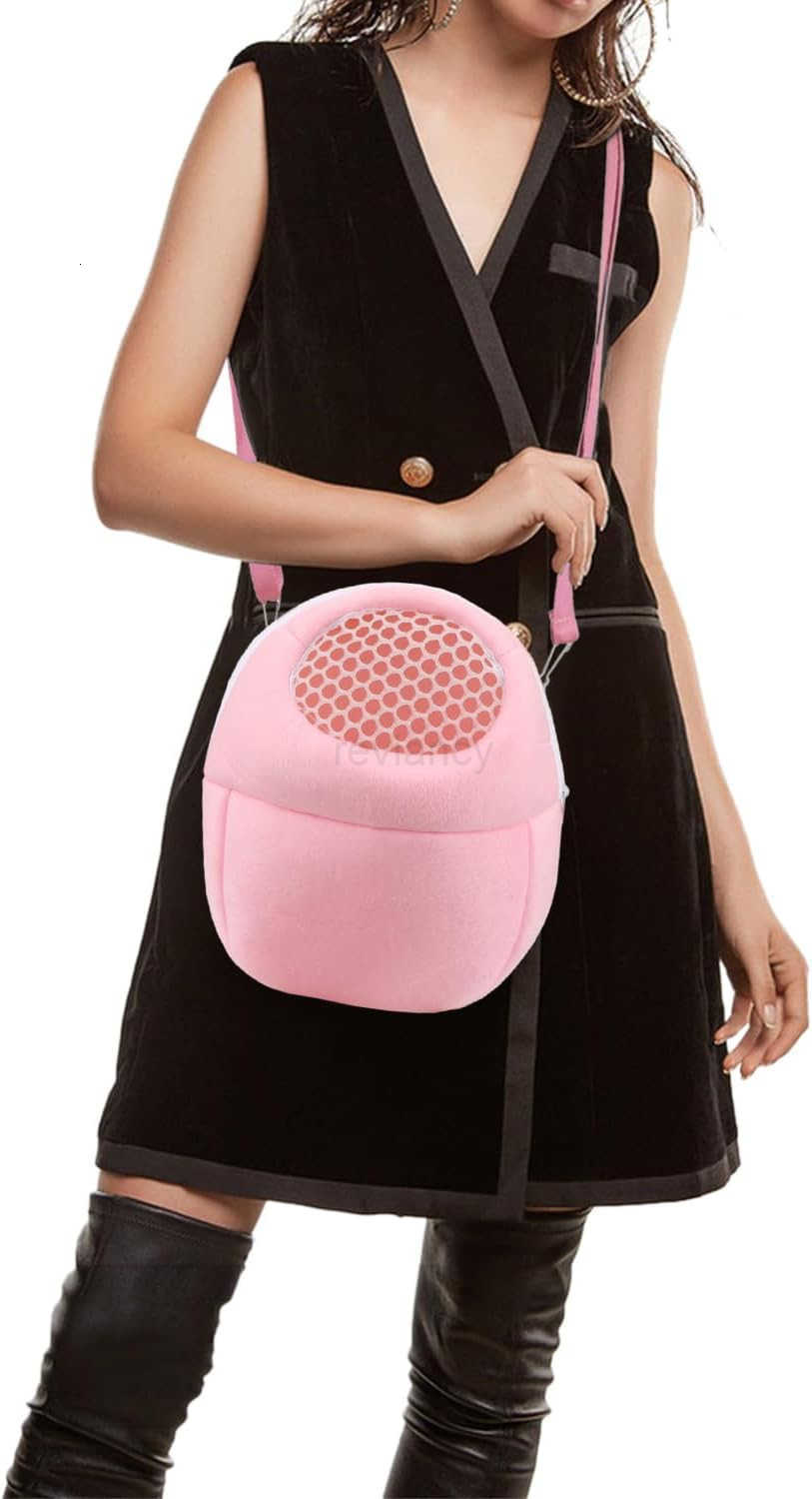 Pet Carrier Bag Pet Sling Carrier Backpack Portable Travel Backpack Breathable Outgoing Bag bonding Pouch for Small Pets Hedgehog Hamsters Sugar Glide