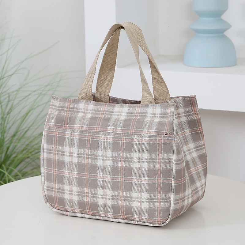 New Women S Bag Trendy Free Shipping Casual Plaid Designer Bag Handbag Shoulder Bag Luxury Bag Large Capacity Women S Backpack Office Worker Lunch Bag