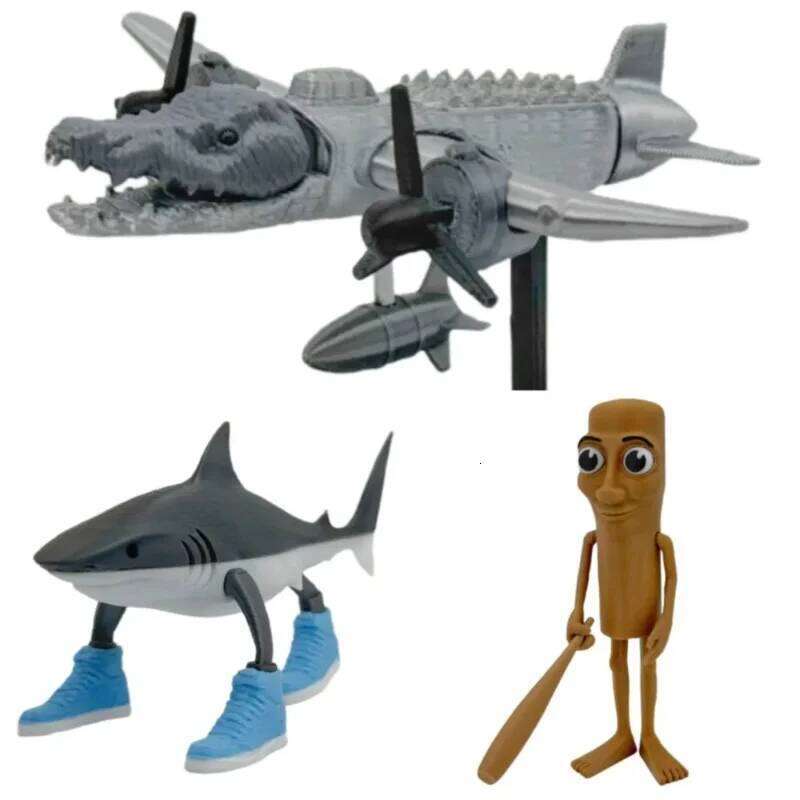 Tungtung Sahur Tralalelo Tralala Shark Shimpanzini Bananini A Collectible Model Garage Kit Toy with High Quality Details Perfect for Collectors as a U