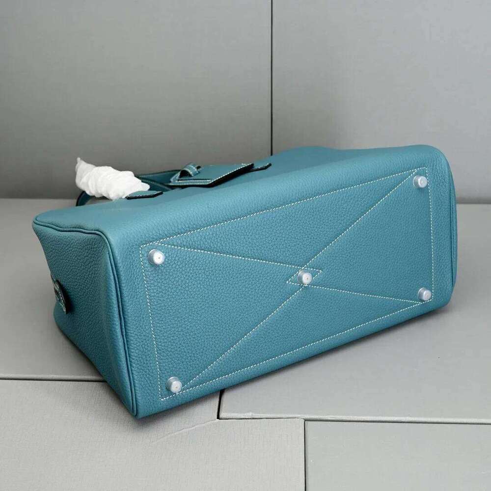 35cm Genuine Leather Handbag Top Layer Cowhide High-End Feeling 2025 New Fashion Style Large Capacity