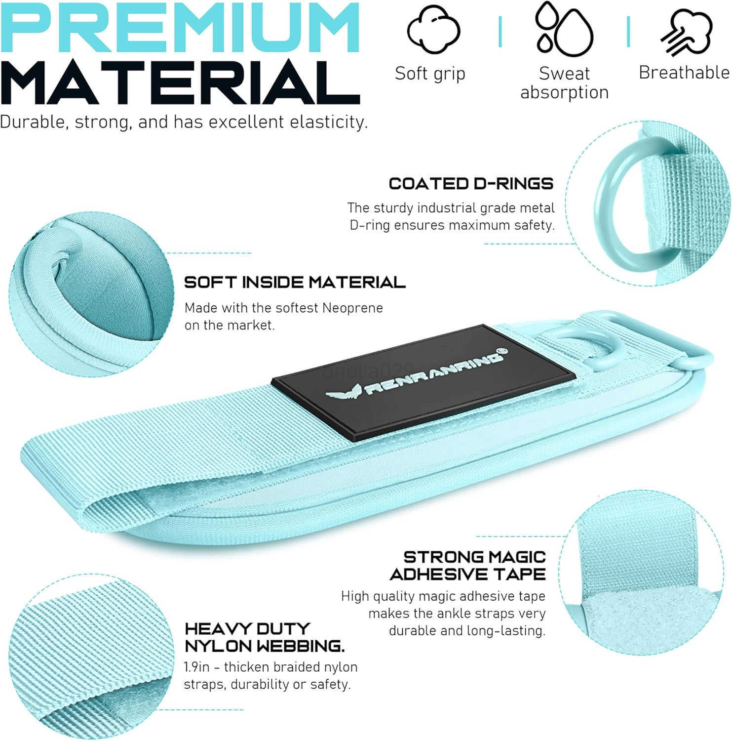 Resistance Bands Ankle Bands for Working Out with Cuffs Ankle Resistance Band Glutes Workout Equipment Butt Exercise Equipment for Women Legs and Glut