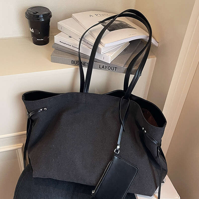 2025 New Unisex Fashion Casual Patchwork Canvas Bag Commuting Large Capacity Designer Bags Shoulder Handbag