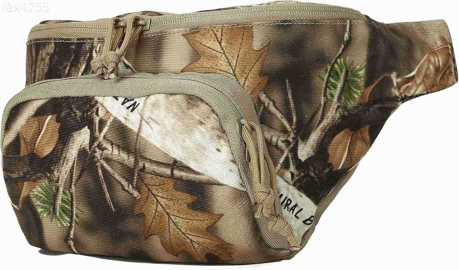 Hunting Camouflage Fanny Pack for Men Waterproof Waist Bag for Hunters Woodland CamoW250912