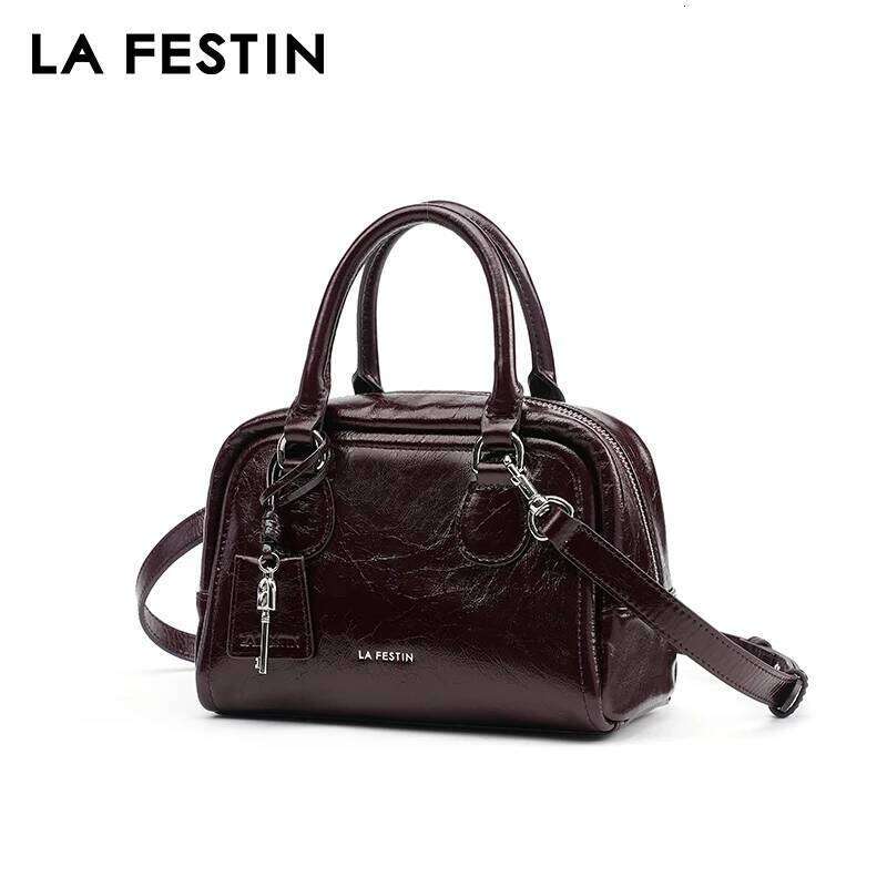 LA FESTIN Original Brand Handbag Women Popular Shoulder Designer Boston Square Lady Crossbody Bag