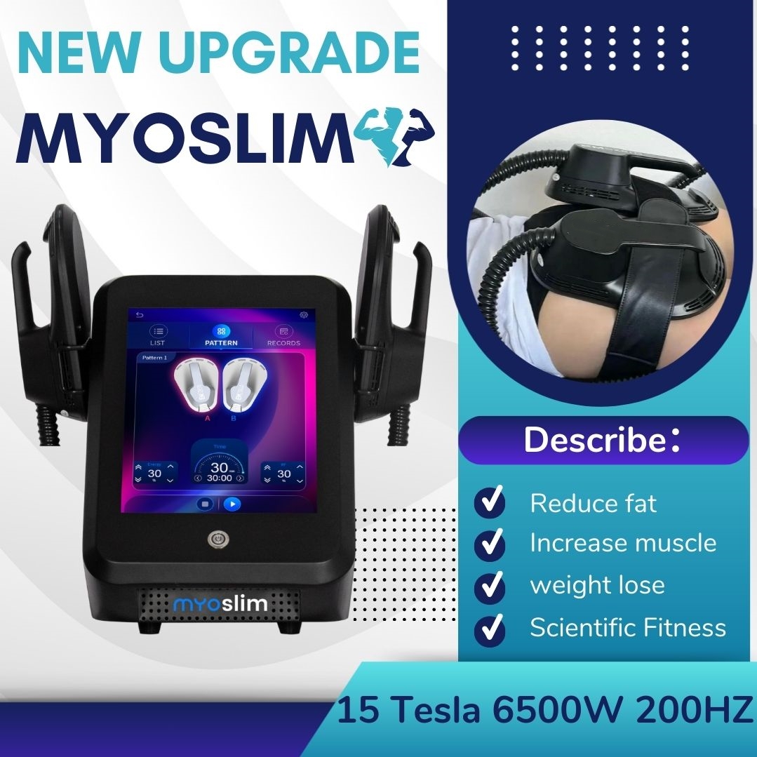 Body Sculpting Machine Myoslim EMS Technology For Spa and Home Use Fat Burning Muscle Building Improve Body Shape Reduce Belly Fat Slimming
