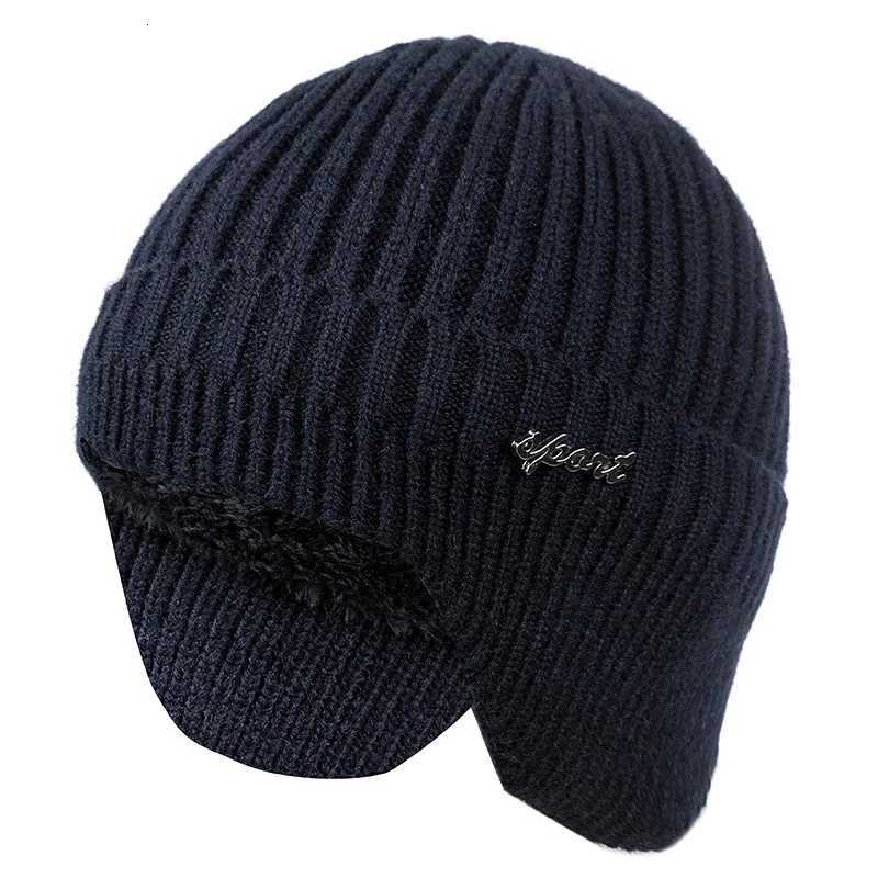 Hot Sa Ear Protection Winter Hats Stylish Soft Beanie Hat For Men Wen ic Knit Earflap Hat Warm With Ears G250910