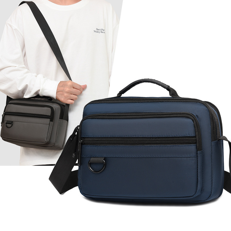 Multifunctional Men S Crossbody Free Shipping Luxury Bag Bag Korean Style Simple Designer Bag Sports Outdoor Trendy Large Capacity Shoulder Bag