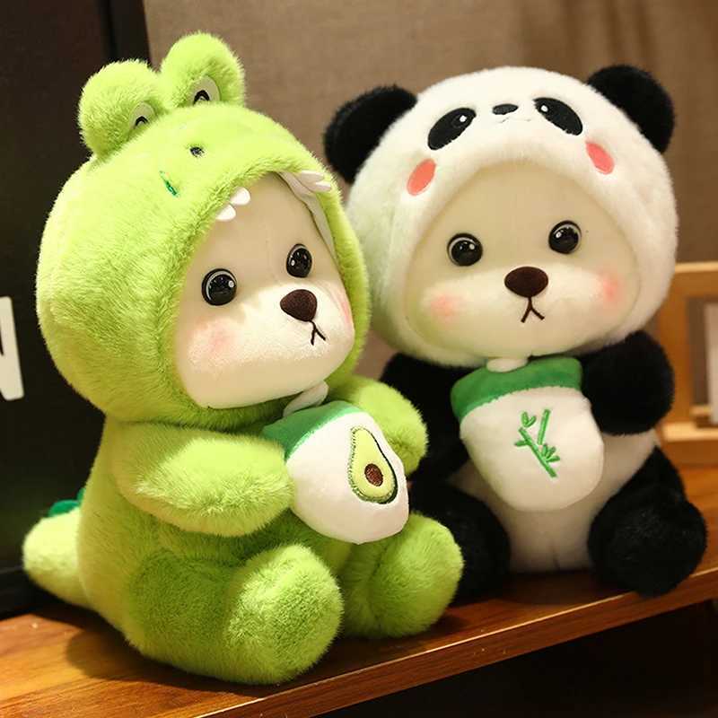Crossdressing Capibara UnicornPanda Teddy Bear Doll Plush Toys Gift For Children C250912