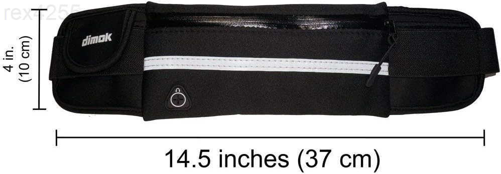 Running Belt Waist Pack Water Resistant Runners Belt Fanny Pack for Hiking Fitness Adjustable Running Pouch for Phones iPhone AndroidW250912