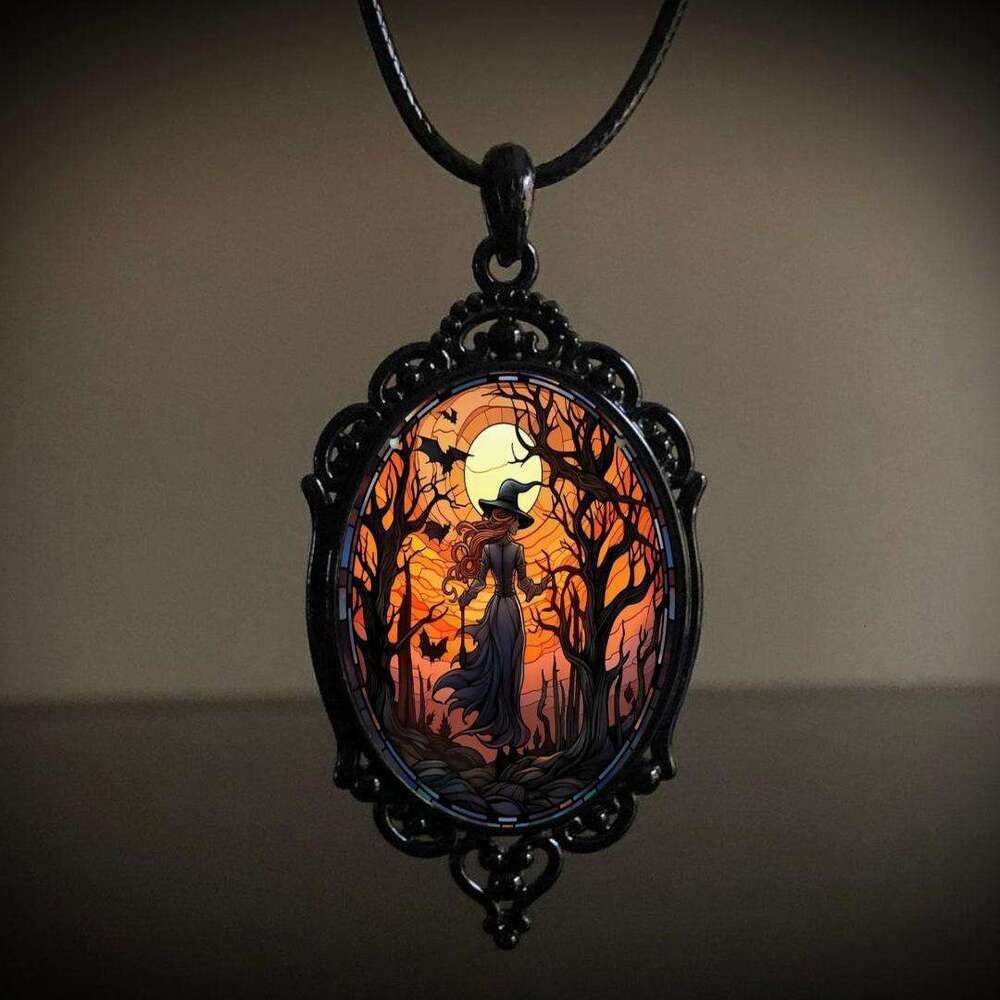 Shiyong Gothic Halloween Pendant Necklace