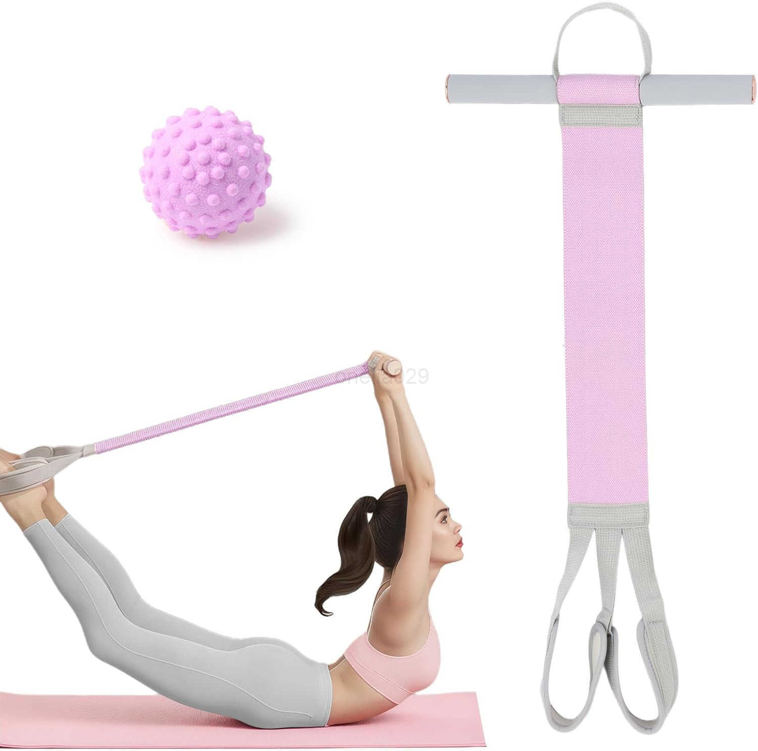 Resistance Bands with HandlesYoga Pedal Workout BandsMultifunction Pull Up Bands Situp Workout Equipment Home Gym for ArmAbdomenWaistLeg Stretching Sl