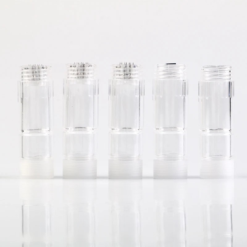 Hydrapen H2 Cartridges 50Pcs Needles 0.25mm 0.5mm 1.0mm 12Pins Nano HR HS MTS Dermapen Tips Hydra Pen Replacement Mesotherapy Heads Derma Stamp
