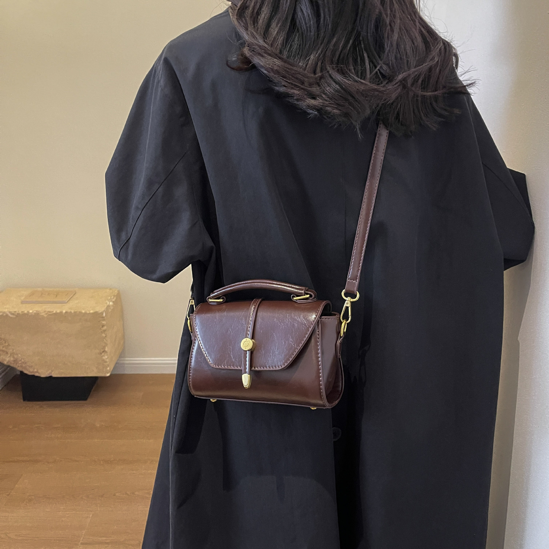 TB BHULAMTE Designer Retro Women's Bag 2025 New Fashion Small Square Bag Fashion Handbag Multi Functional Luxury Bag Crossbody Bag Multi Compartm