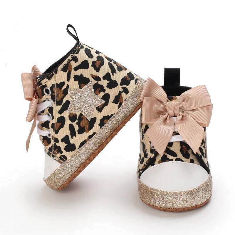 0-1 year old baby Girls fashion leopard print casual sneakers sandals comfortable toddler shoes