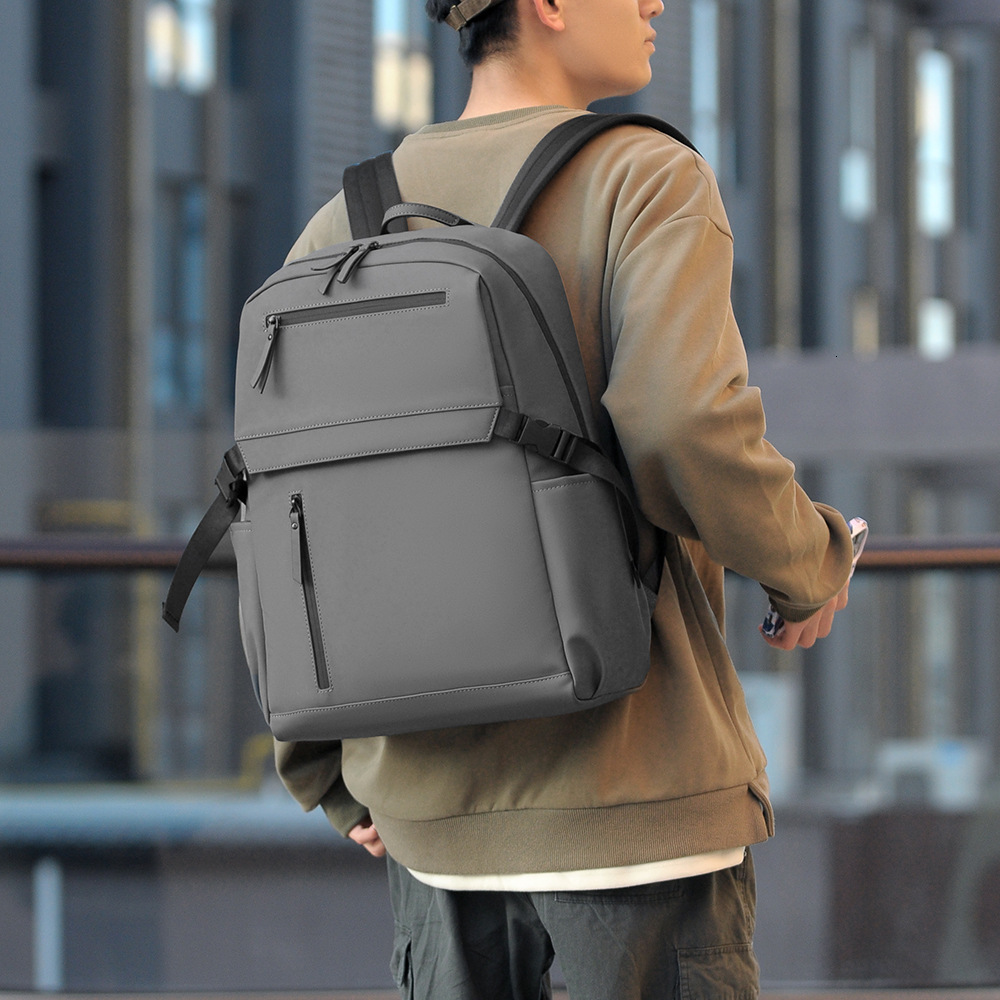 New Men S Backpack Luxury Bag Business Commuting Simple Designer Bag Elegant Waterproof Large Capacity College Free Shipping Student Laptop Backpack