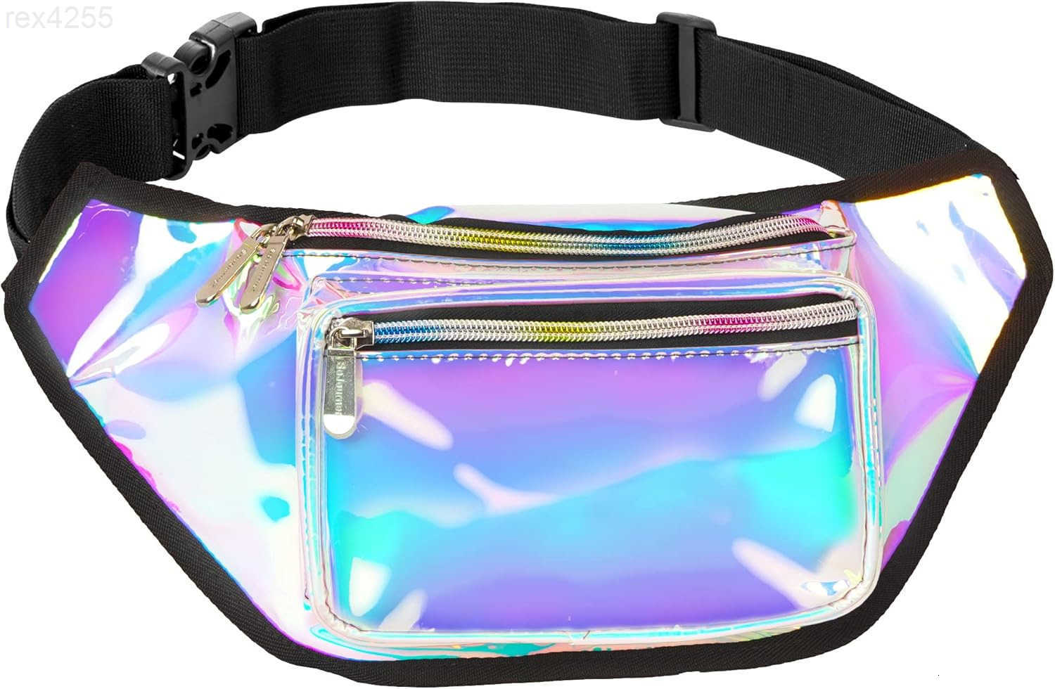 Clear Fanny Pack Belt Bag Waterproof fanny pack for Women Crossbody Bum Waist For Halloween costumes Hiking Running Travel and Stadium Approved PinkW2