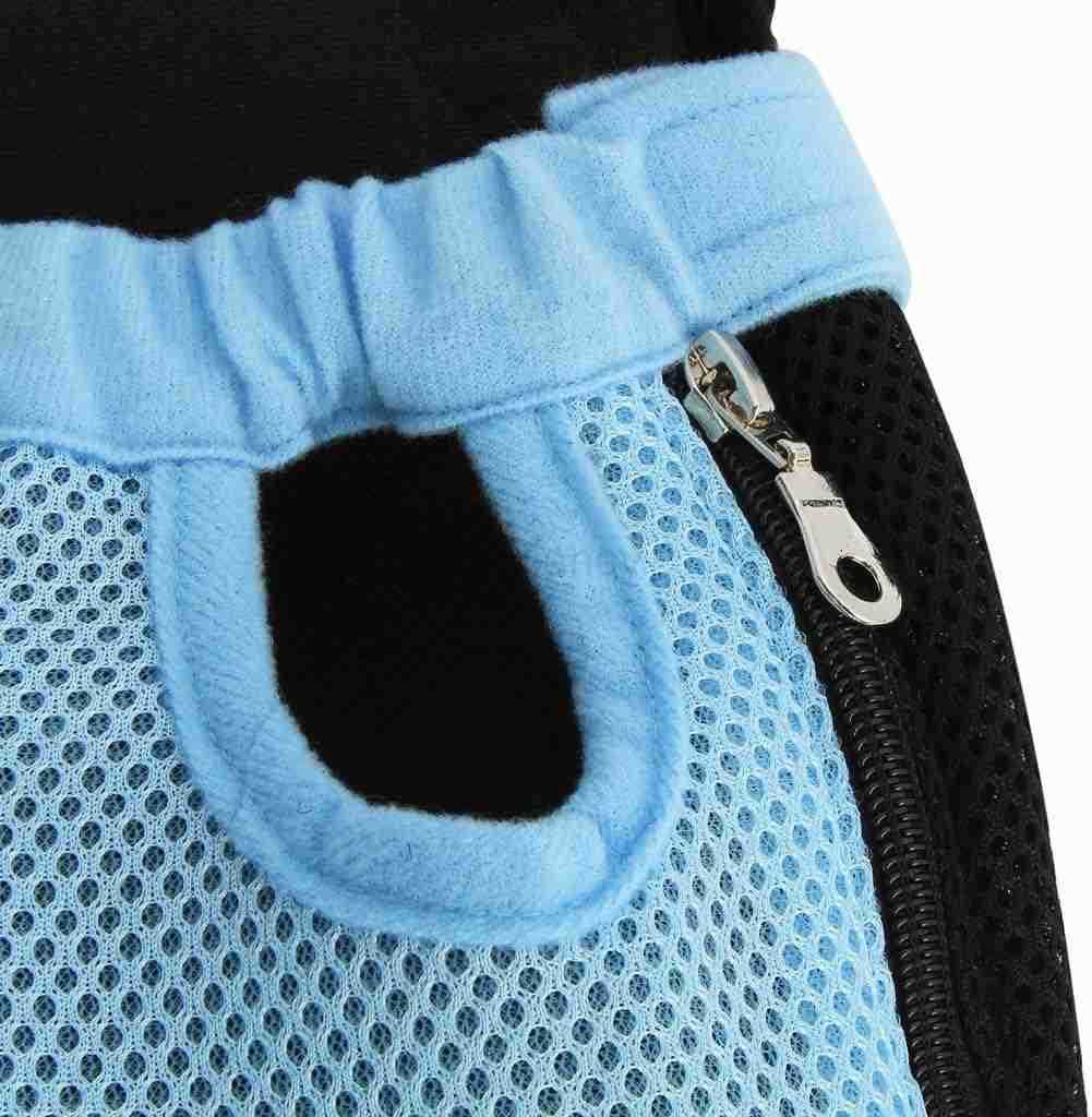 Pet Dog Puppy Cat Carrier Five Holes Backpack Double Shoulder Straps Canvas Cotton Front Chest Backpack BagLeopard SmallW250912