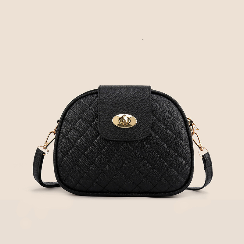 Women Lychee Pattern New Trendy Fashion Small Square Bag Luxury Bag Quilted Versatile Crossbody Bag Summer Fresh Free Shipping Single Designer Bag Sho