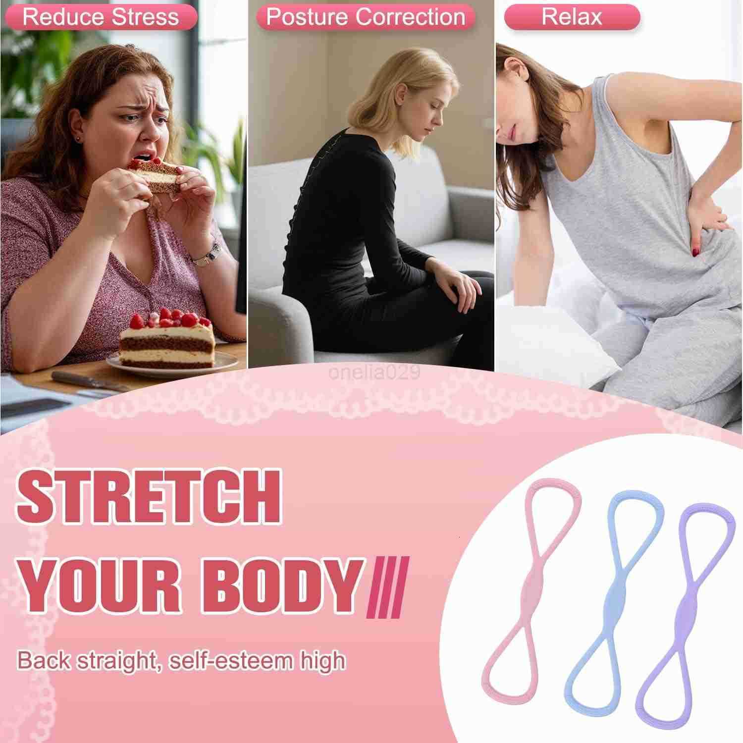 8 Shaped Resistance Rubber Band for Arms8 Shaped Resistance Rubber BandFigure 8 Exercise Bands for Women MenResistance Bands for GlutesBackFullbody Yo