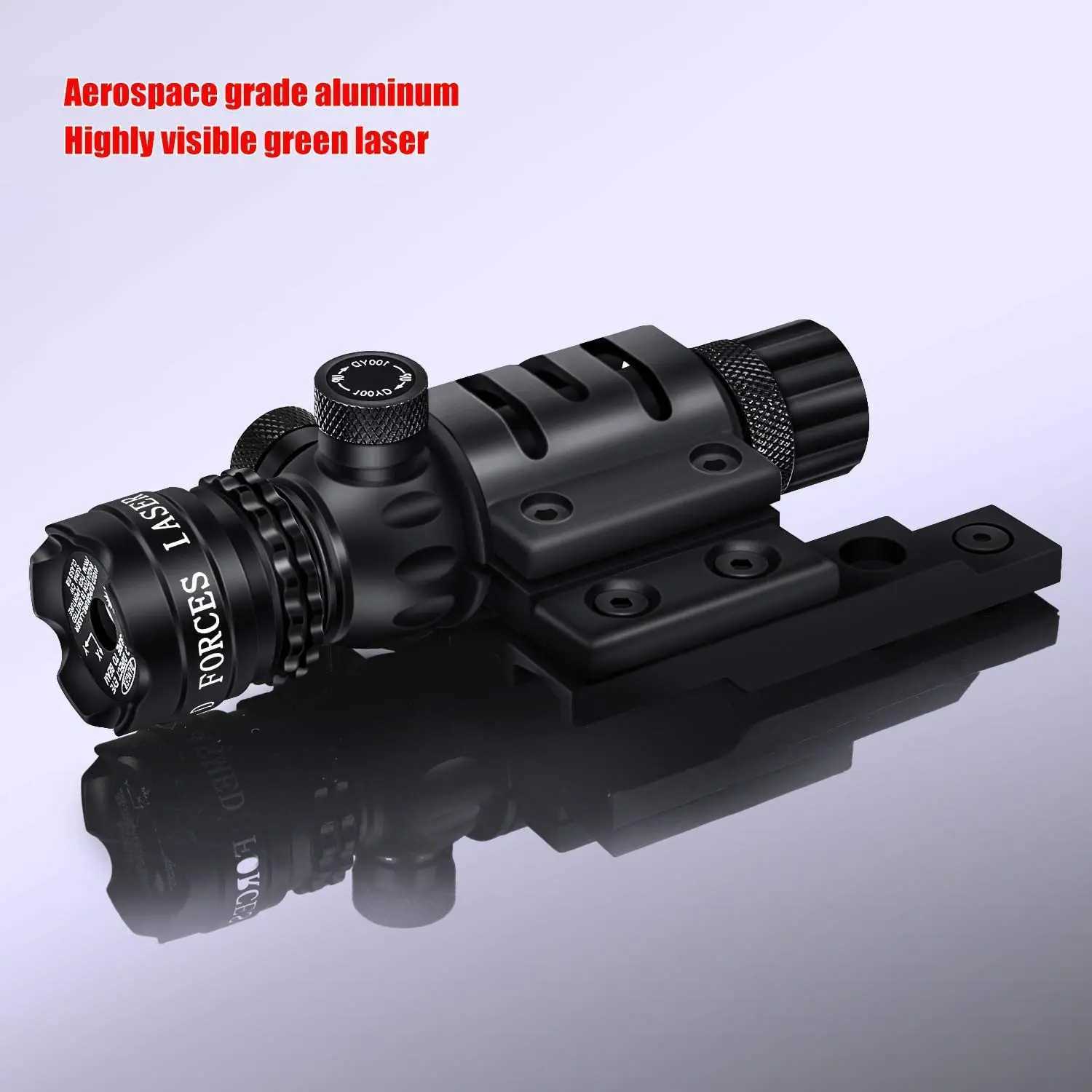 MidTen Riflescope Combo Green Dot Laser Sight 532nm Scope with Pressure Switch Storage Box Fit Picatinny and MLok Rail C250912