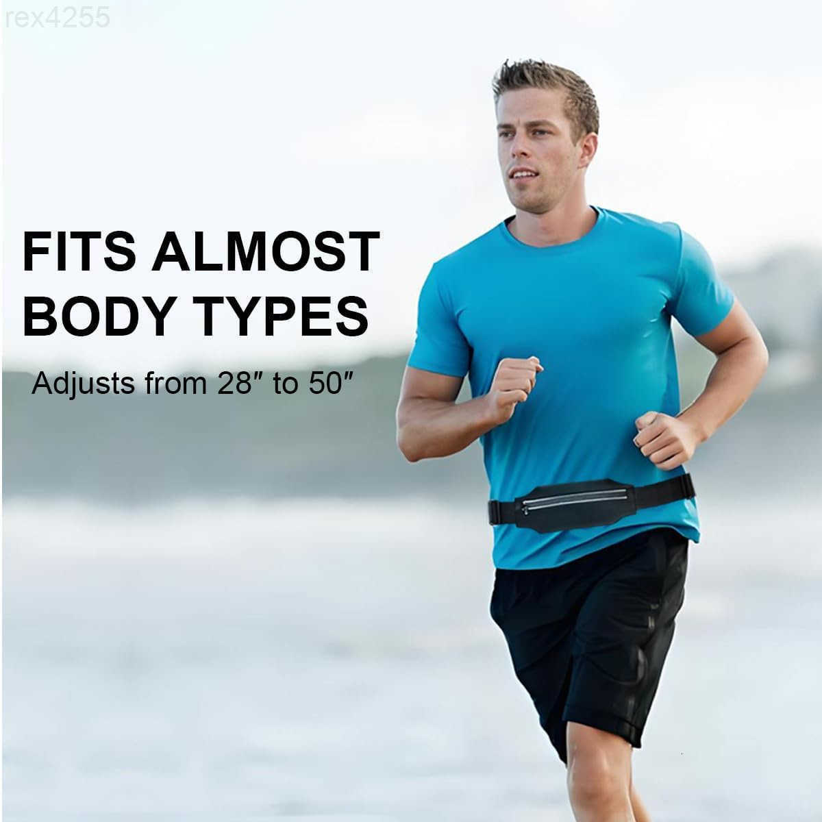 Running Belt Fanny Pack Slim Runners Waist Pack for Men Women Fits ALL Phones Money Belt Reflective Running Gear Accessories Fitness Phone Holder for 