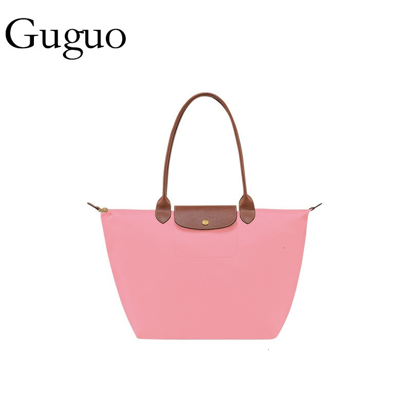 Guguo Free Shipping New Designer Bag Exclusive French Long Champ Bag Embroidered Dumpling Bag Large Capacity Long Champ Tote Bag Women's Bag Unde