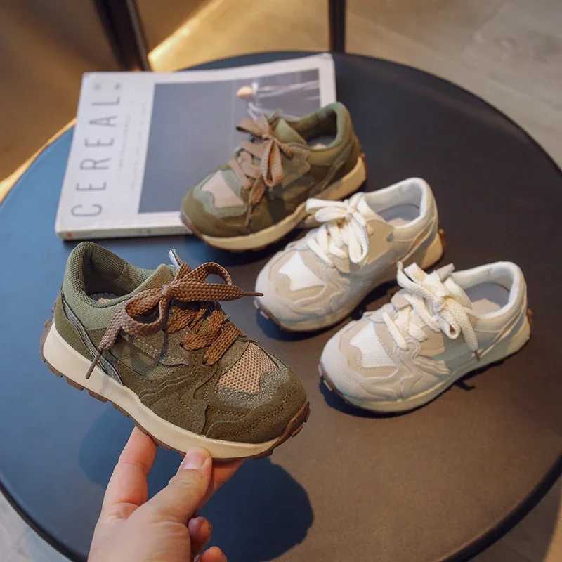 Children Breathable Sneakers for Girls Boys 2024 Autumn New Fashion Air Mesh Soft Comfortable Light Outside Running Casual Shoes Y250912
