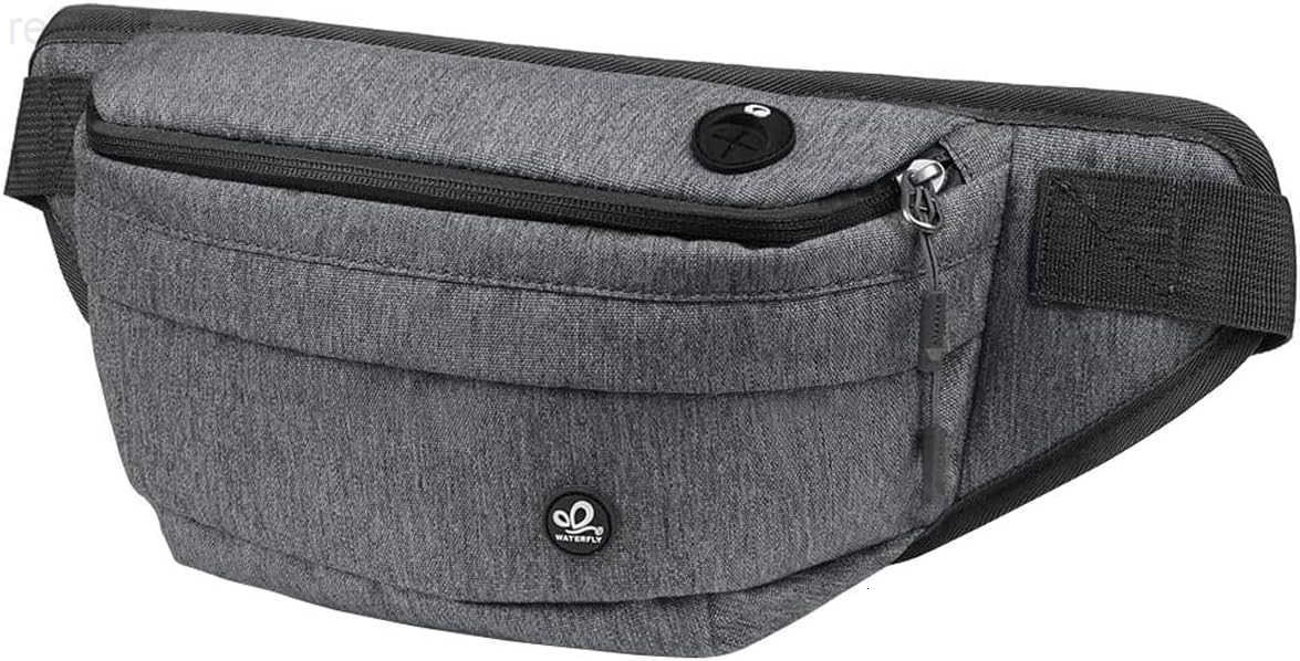 Fanny Pack for Men Women Water Resistant Large Hiking Waist Bag Pack Carrying All Phones for Running Walking TravelingW250912