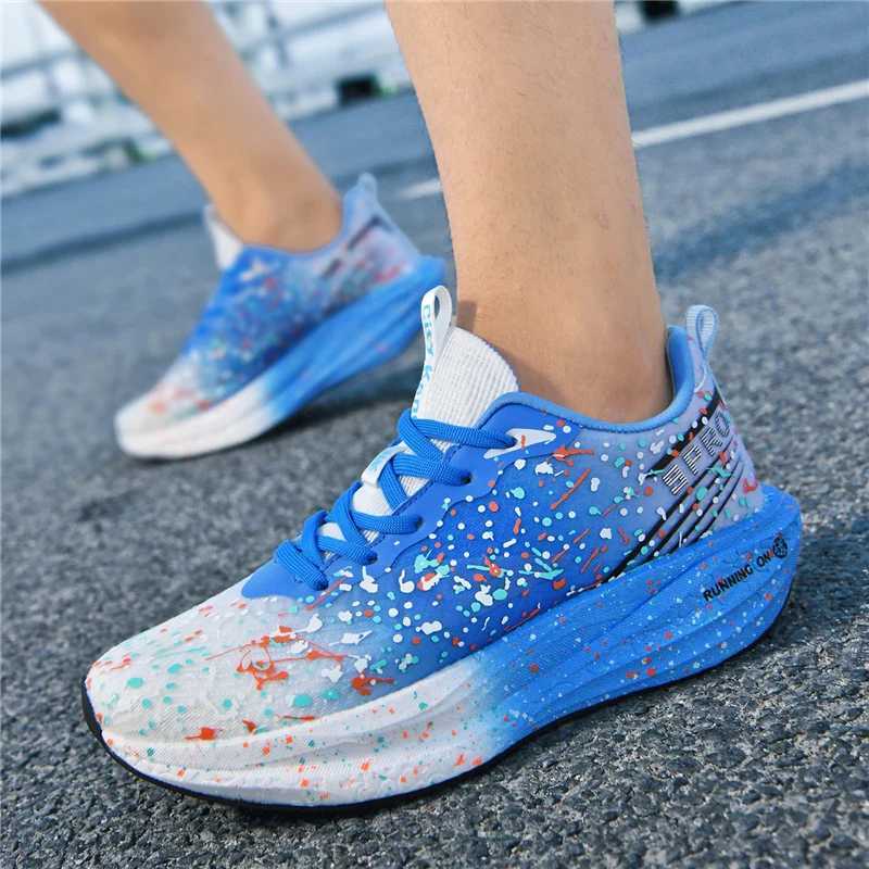 Mens Running Shoe Marathon Men Sport Breathable Lightweight Womens Comfortable Nonskid Four Season Outdoor Running Shoes W250912