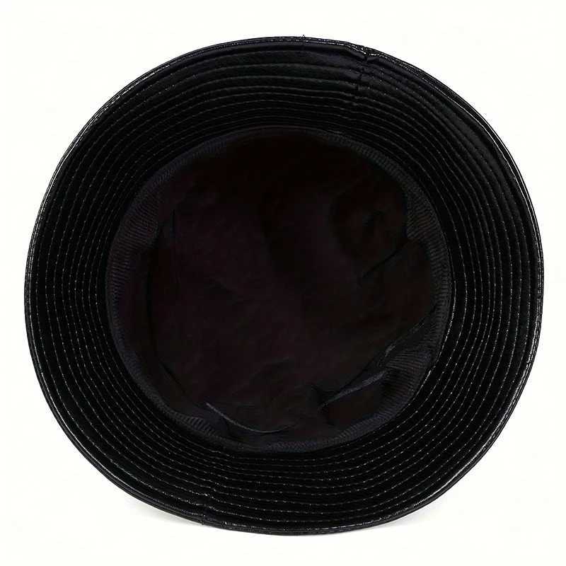 winter Fashion bucket hat Artificial ather windproof warm bucket hats men wen wild tide Panama fisherman s gorras G250910