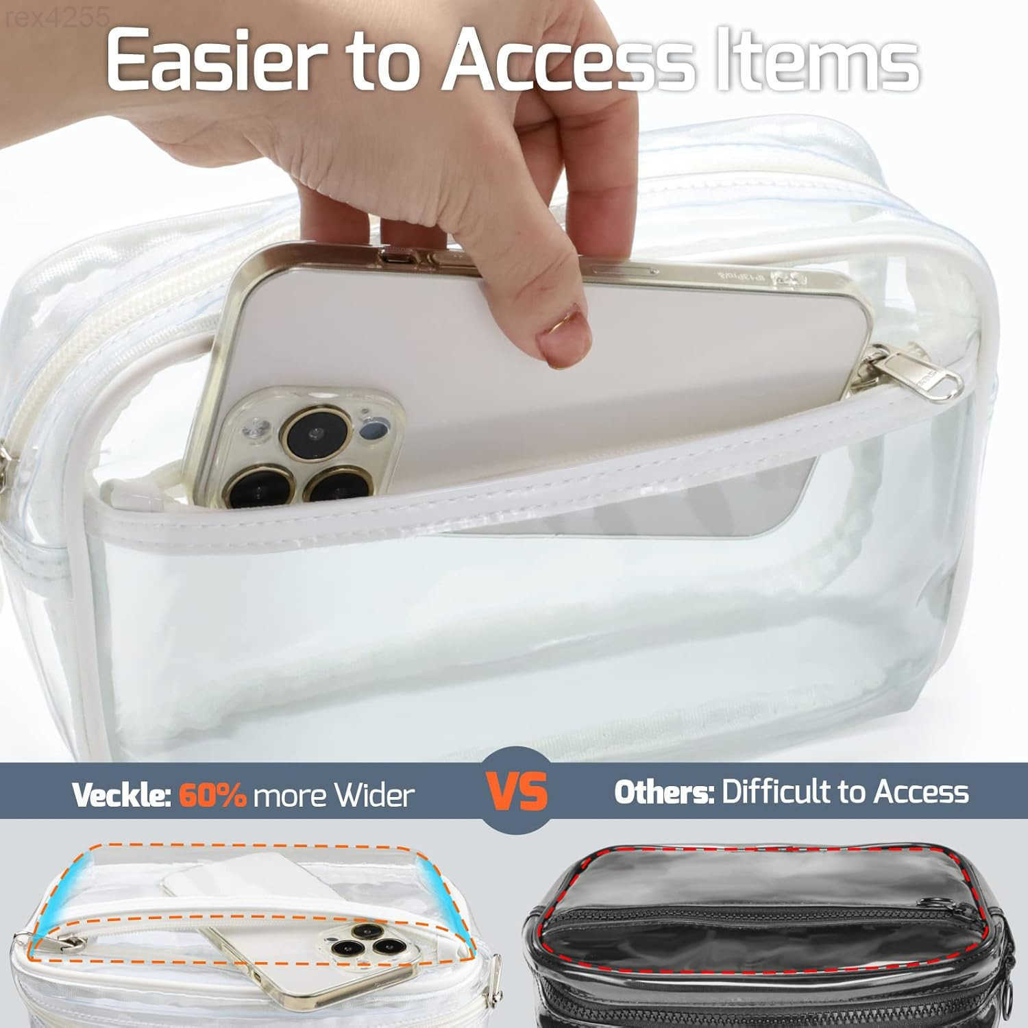 Clear Fanny Pack Stadium Approved Clear Bag for Stadium Events Large Belt Bag for Women Transparent Waist Bag Crossbody with Adjustable Strap for Spor