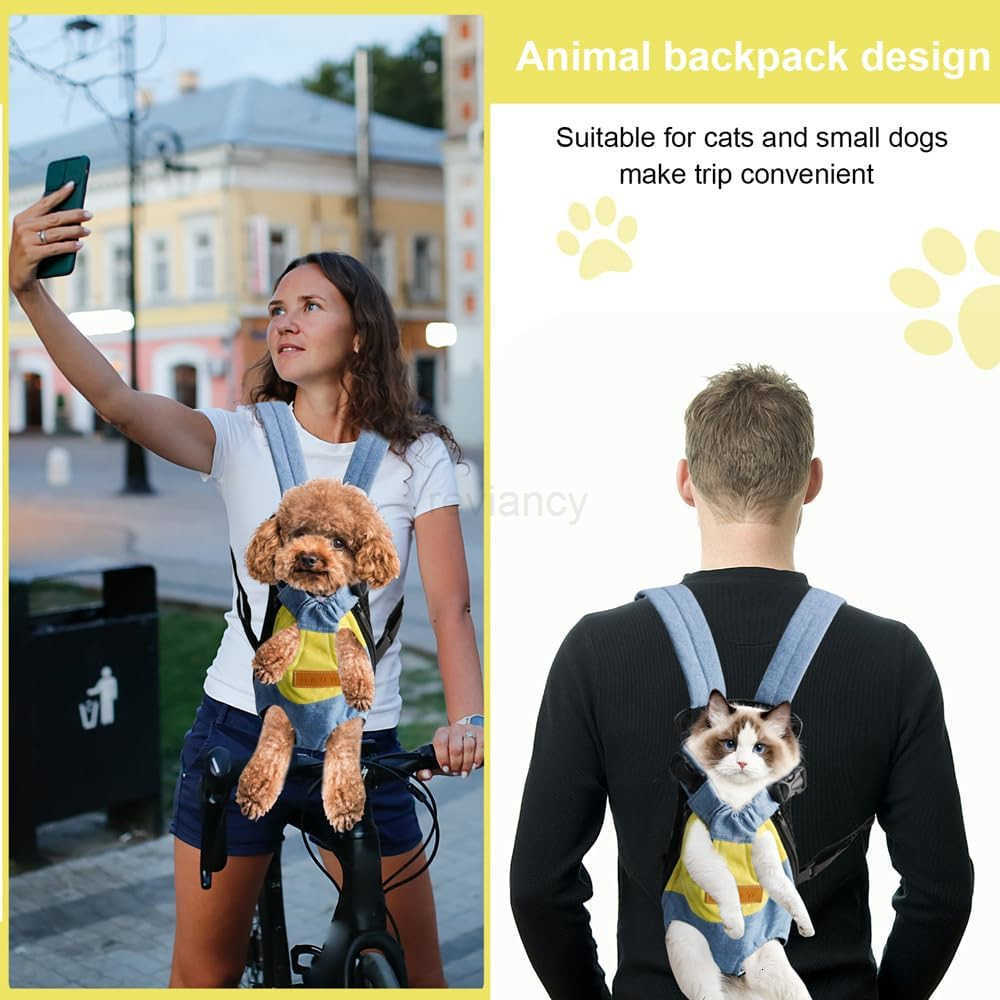 Backpack Adjustable Backpack Legs Out Easyfit ChEST Carrier for Medium Dogs CATs PuppiesW250912