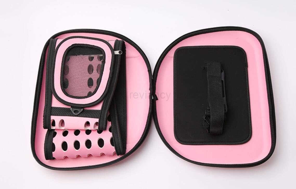 Pet Dog Cat Carrier Cage Collapsible Travel Kennel Portable Pet Carrier Outdoor Shoulder Bag for Puppy Dog Cat Small Medium Large Animal M PinkW250912