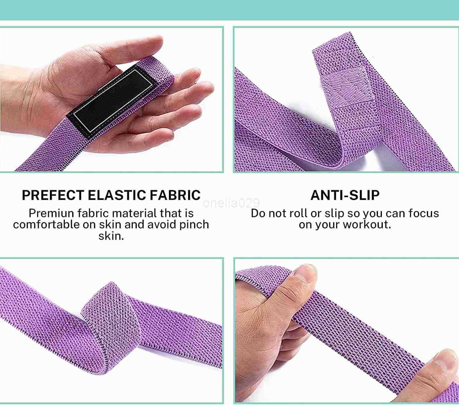 Resistance Bands Set 3 PCS Sturdy Fabric Stretch Exercise Bands Women Men Full Body Elastic Resistance Bands Pull Up Assistance Workout Bands Set for 