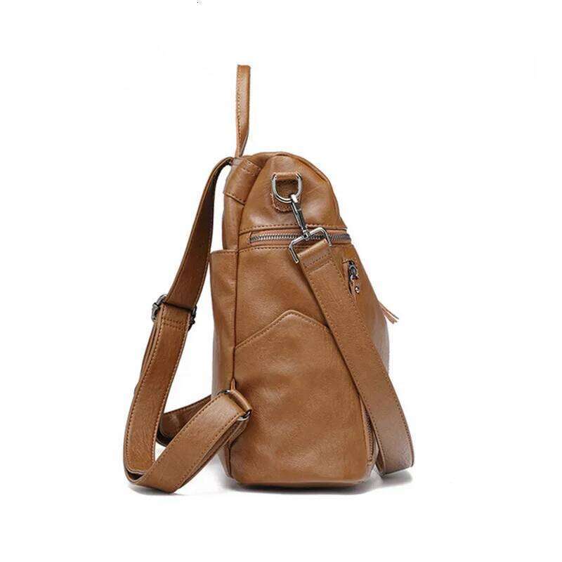 Genuine Leather Women's Backpack High Quality Fashion Cowhide Backpacks Women Casual Large Capacity Brand Shoulder Bags