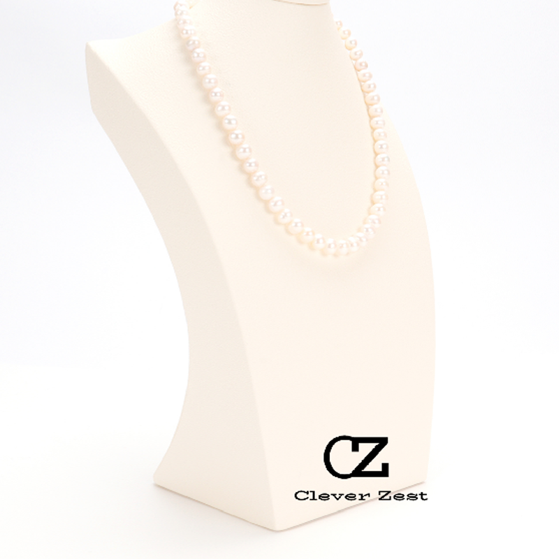 Natural Freshwater Baroque Pearl Necklace Sterling Silver Freshwater Pearl Necklace Stylish and Versatile Vintage Anniversary Gift Best Friend Gift