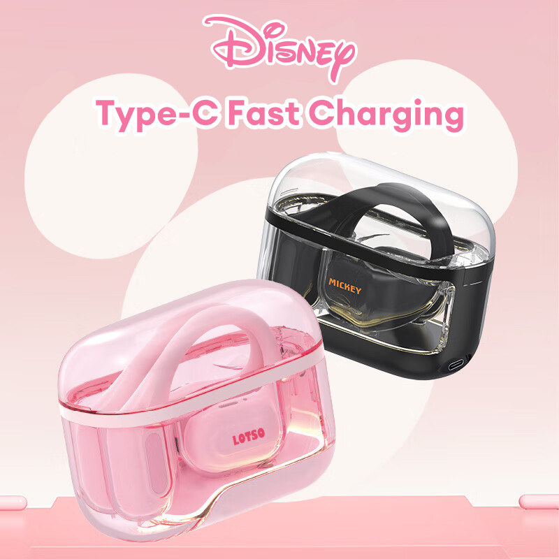 Disney OWS Bone Conduction Concept Bluetooth Earphones XD15 High-Quality Music Earbuds Ergonomic Design Sports Headset